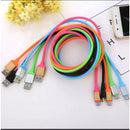 Cabo 2m Carregamento e Dados USB V8 Colorido - Silicone