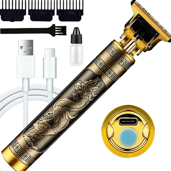 Máquina T9 Hair Trimmer - Corta e apara. + Pentes, Carregador e Kit de Higienização