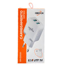 Carregador Turbo 5.1A  Oberon para Iphone com 2 Entradas USB